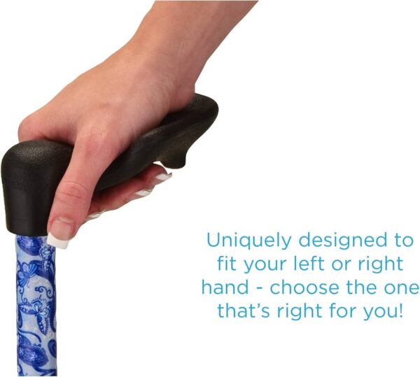CANE PLAM GRIP BLACK RIGHT