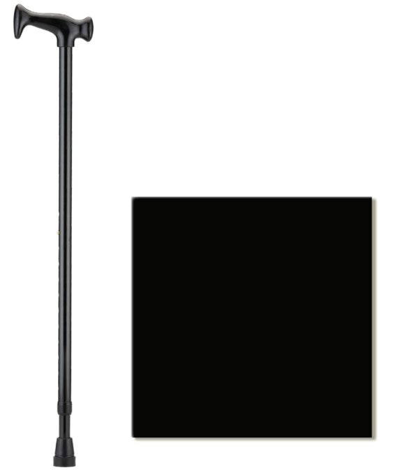 CANE T-GRIP BLACK