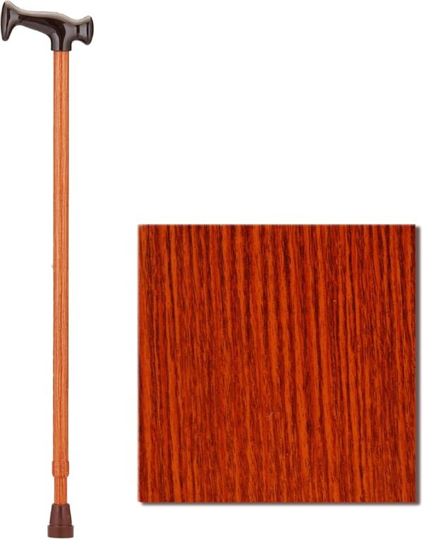 CANE T-GRIP WALNUT GRAIN