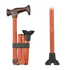 FOLDING CANE QT BRONZE