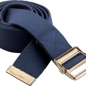 GAIT BELT 52" BLUE METAL BU