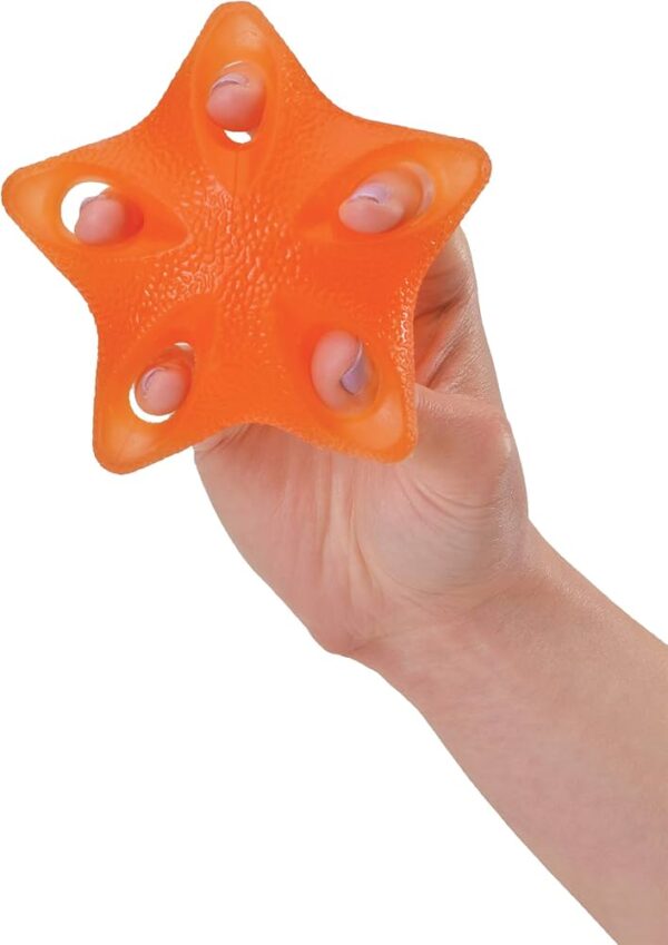 HAND SQUEEZE STAR FIRN ORGANGE