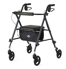 Medline Luxe Wide Rollators with 7" Wheels - MDS86835W
