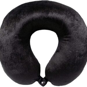 NECK PILLOW MEMORY FOAM BLACK