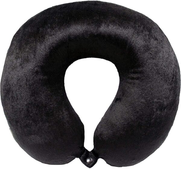 NECK PILLOW MEMORY FOAM BLACK